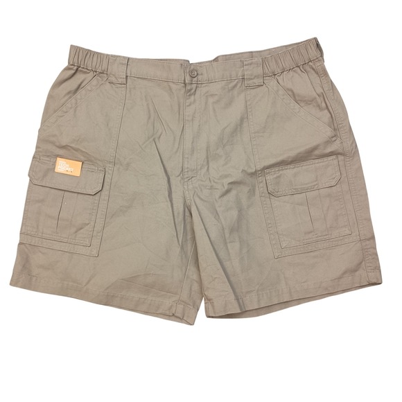 Savane Mens Khaki Hiking Shorts UPF Tech Pocket NWT SKUM050 - Picture 1 of 5